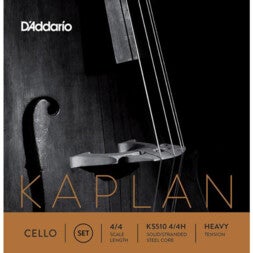 D'Addario KS510 4/4H Kaplan Cello String Set, 4/4 Scale, Heavy Tension Snaren voor cello