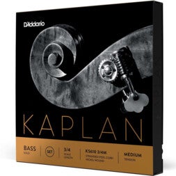 D'Addario KS610 3/4M Kaplan Solo Bass String Set,Medium Tension contrabas snarenset