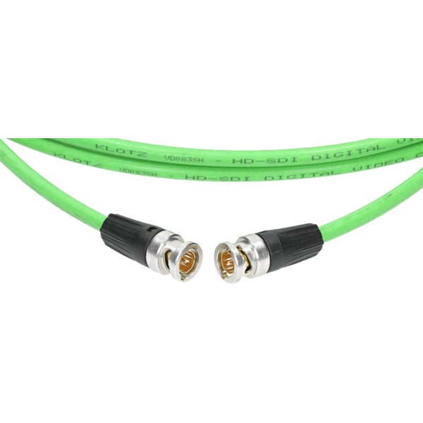 Klotz VH8H1N0300 HD-SDI patch kabel met BNC connectors 30 meter