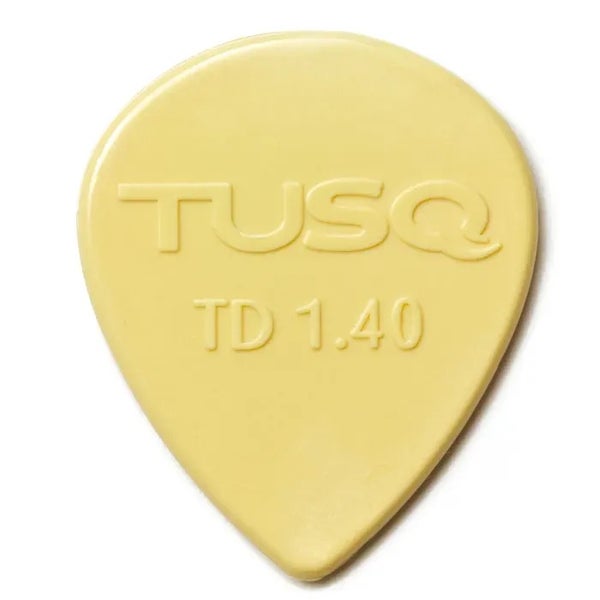 Graph Tech PQP 0514 V6 TUSQ Tear Drop Pick Player's Pack, 1.40 mm, Vintage Wit, 6 stuks