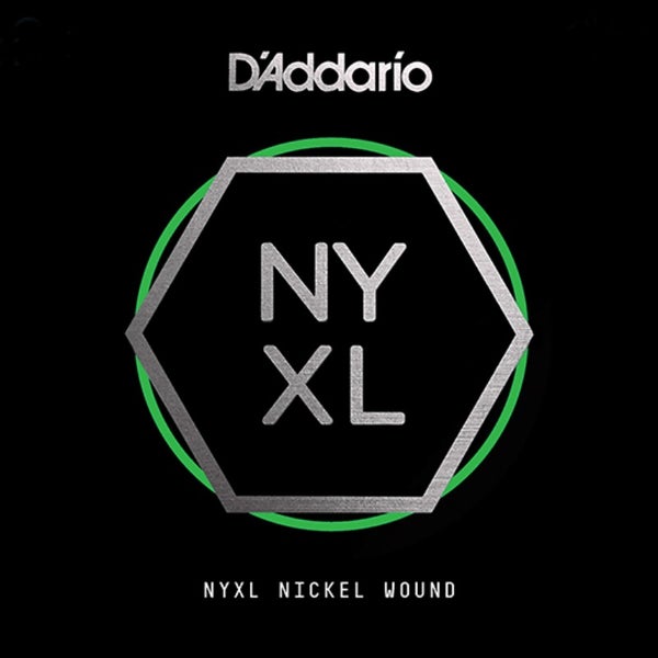 D'Addario NYXLB105T Single NYXL Nickel Wound 100 Long Scale Tapered Enkele basgitaarsnaar, lange schaal