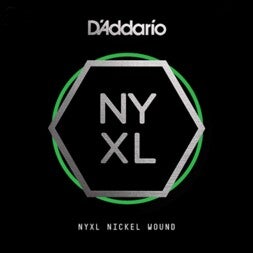 D'Addario NYXLB105T Single NYXL Nickel Wound 100 Long Scale Tapered Enkele basgitaarsnaar, lange schaal