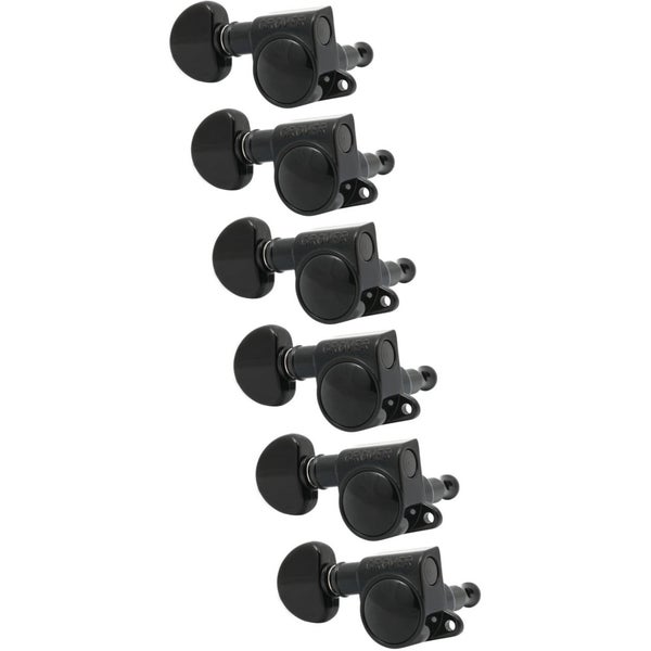 Grover 205-18BCL6 Mid-Size Rotomatics with Round Button gitaar stemmechanieken