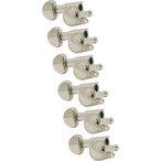 Grover 205-18NL6 Mid-Size Rotomatics with Round Button Nickel gitaar stemmechanieken