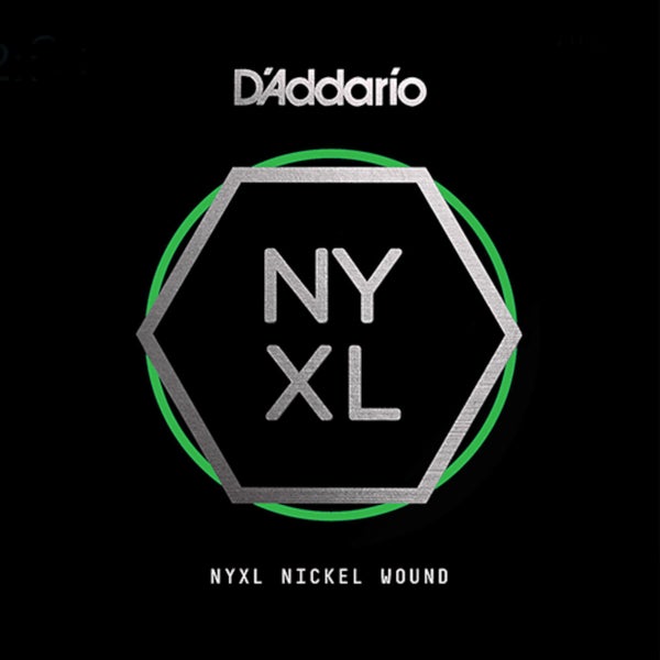 D'Addario NYXLB125T Single NYXL Nickel Wound 125 Long Scale Tapered Enkele basgitaarsnaar, lange schaal