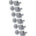 Grover 205CL6 Mini Rotomatics with Round Button, Chrome Stemmechanieken