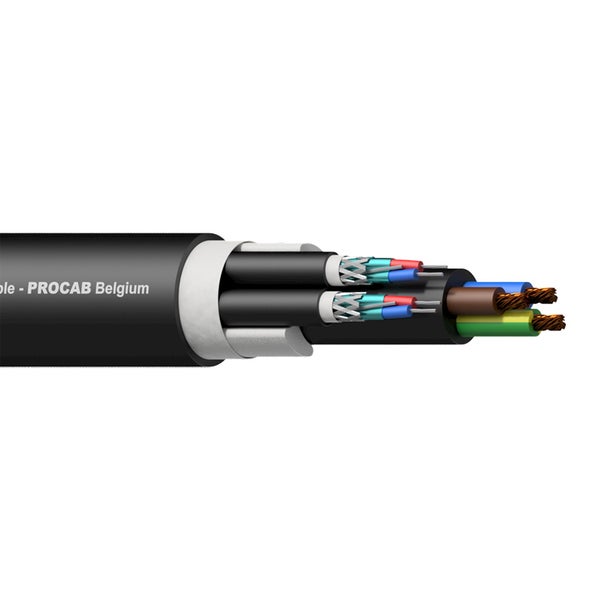Procab PAC252/3 Hybride DMX- en stroomkabel op rol 300 meter