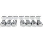 Graph Tech PRL 8521 C7 Ratio Electric Locking Machine Heads met Contemporary knop - 7-Snarig, 4 + 3 - Chroom