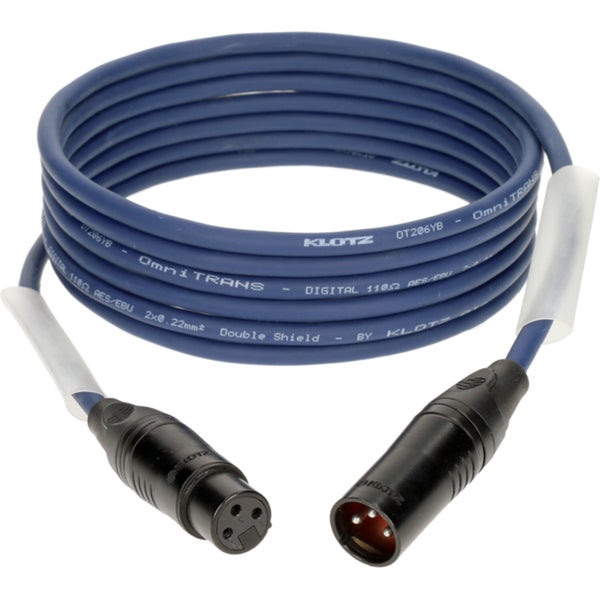 Klotz PD4-3XL11A001.0 OT206YB AES & DMX kabel 1 meter