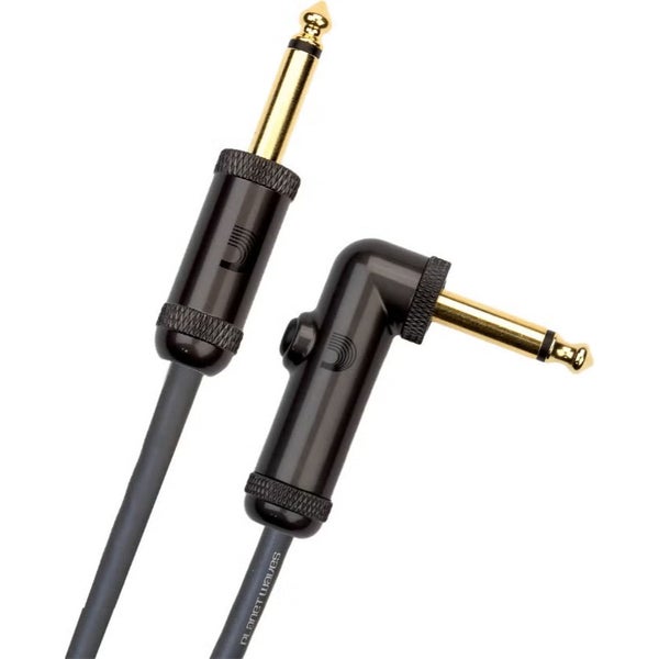 D'Addario PW-AGRA-10 D'Addario Circuit Breaker Instrument Cable voor gitaar/bas, Right-Angle, 10 feet