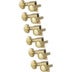 Grover 305 GL6 Mid-Size Rotomatics with Round Button, Gold Gitaar stemmechanieken