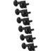 Grover 406BCL6 Mini Locking Rotomatic, Black Chrome Mini Locking Stemmechanieken