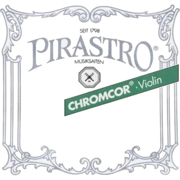 Pirastro 319040 Chromcor Snarenset Viool, 3/4+1/2, Medium, enveloppen, ball end