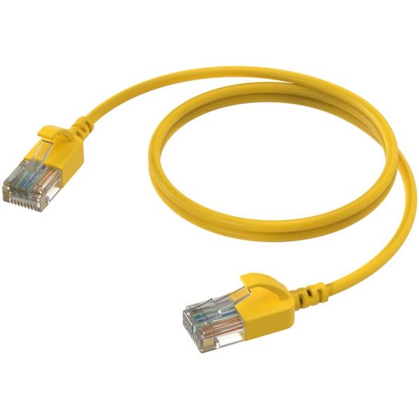 Procab CSD560Y/2 Slimline CAT6A kabel 2 meter