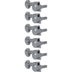 Grover 406CL6 Mini Locking Rotomatic, Chrome Gitaren stemmechanieken