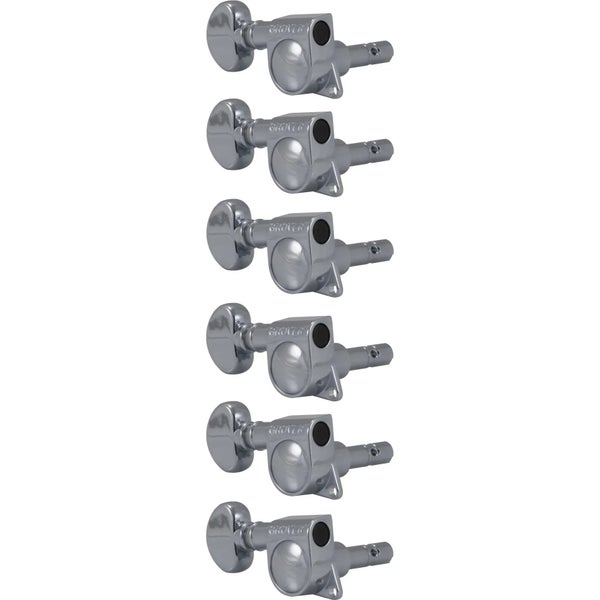 Grover 406CL6 Mini Locking Rotomatic, Chrome Gitaren stemmechanieken