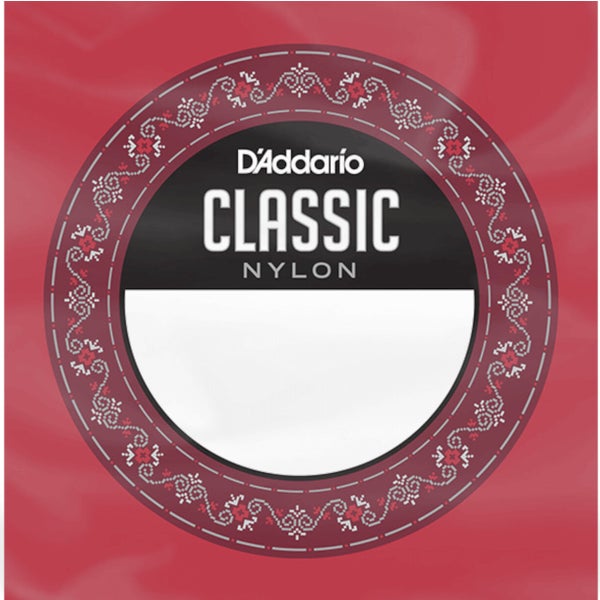 D'Addario J27H05 Student Nylon Classical Guitar Single String enkele snaar voor klassieke gitaar, Hard Tension, 5th String