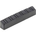 Graph Tech PT 1575 00 Black TUSQ XL Slotted Guitar Nut 12-Snarige (1/4" Dik) Akoestisch/Elektrisch Vlak