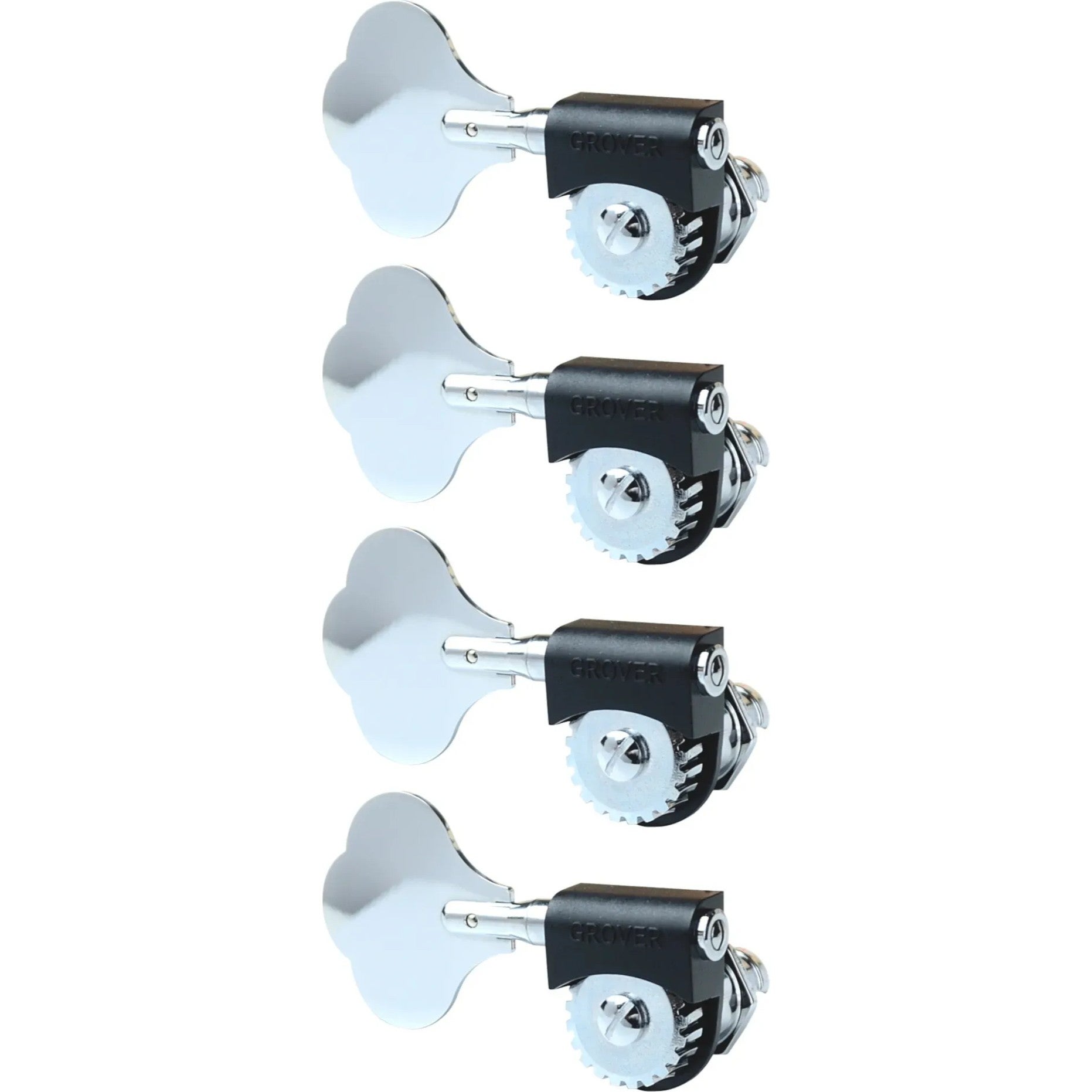 Grover 143CL4 Lightweight Bass Machine Heads, 4-in-Line, Chrome basgitaar stemmechanieken