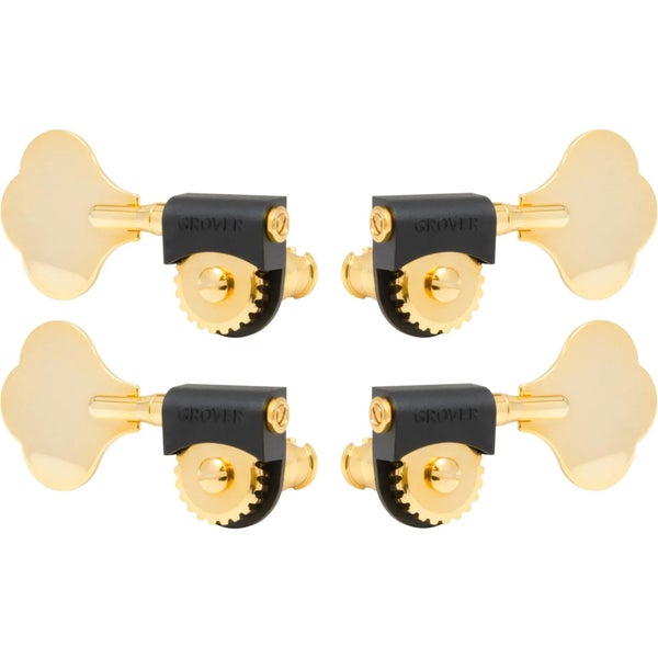 Grover 143G Lightweight Bass Machine Head, 2+2 Gold Lightweight Mechaniken für E-Bass