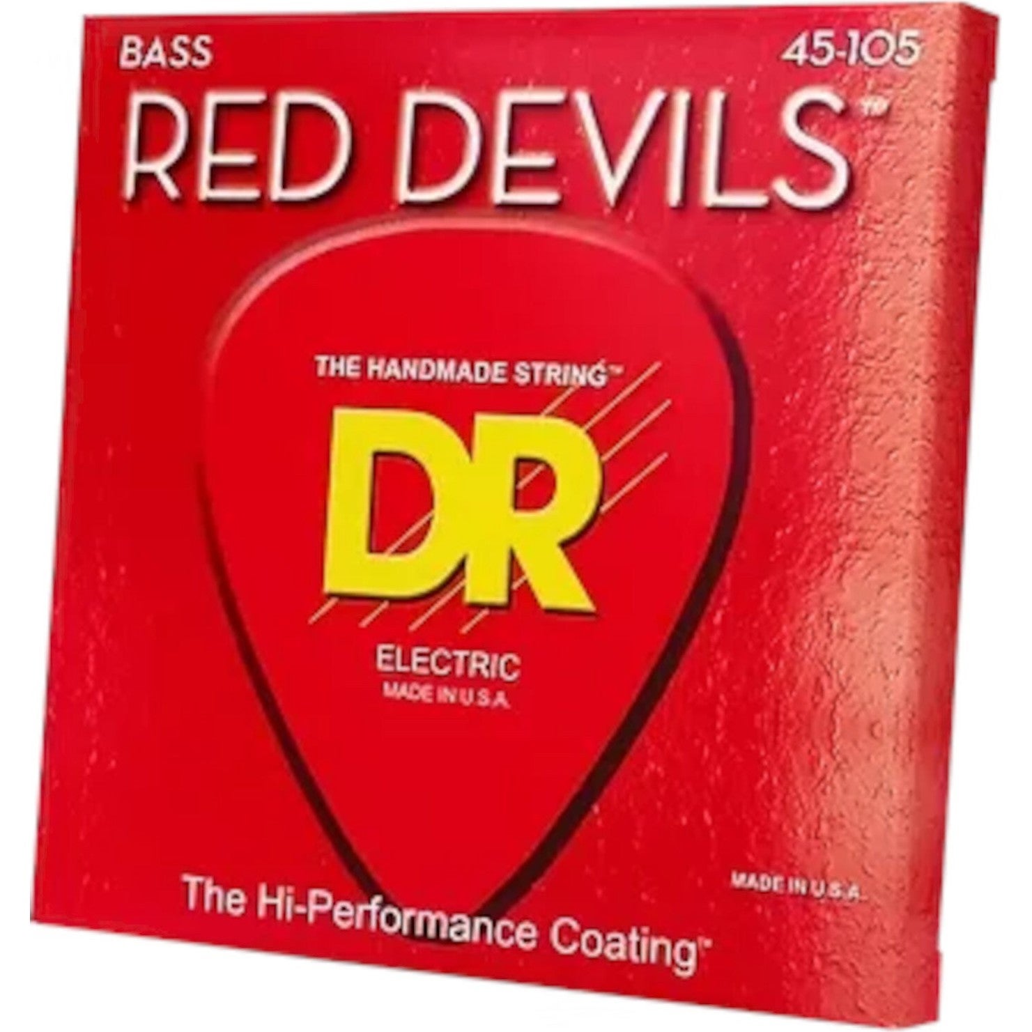 DR Strings RDB-45 RED DEVILS Kleurgecoate basgitarensnaren