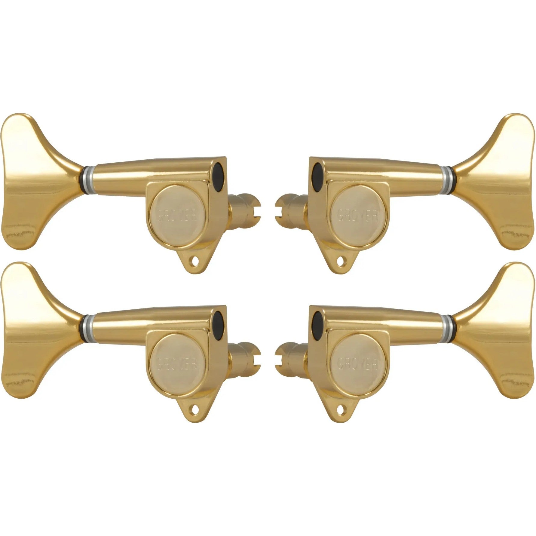 Grover 144G Mini Bass Machine Head, 2+2, Gold basgitaar stemmechanieken