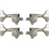Grover 144N Mini Bass Machine Head, 2+2, Nickel basgitaar stemmechanieken