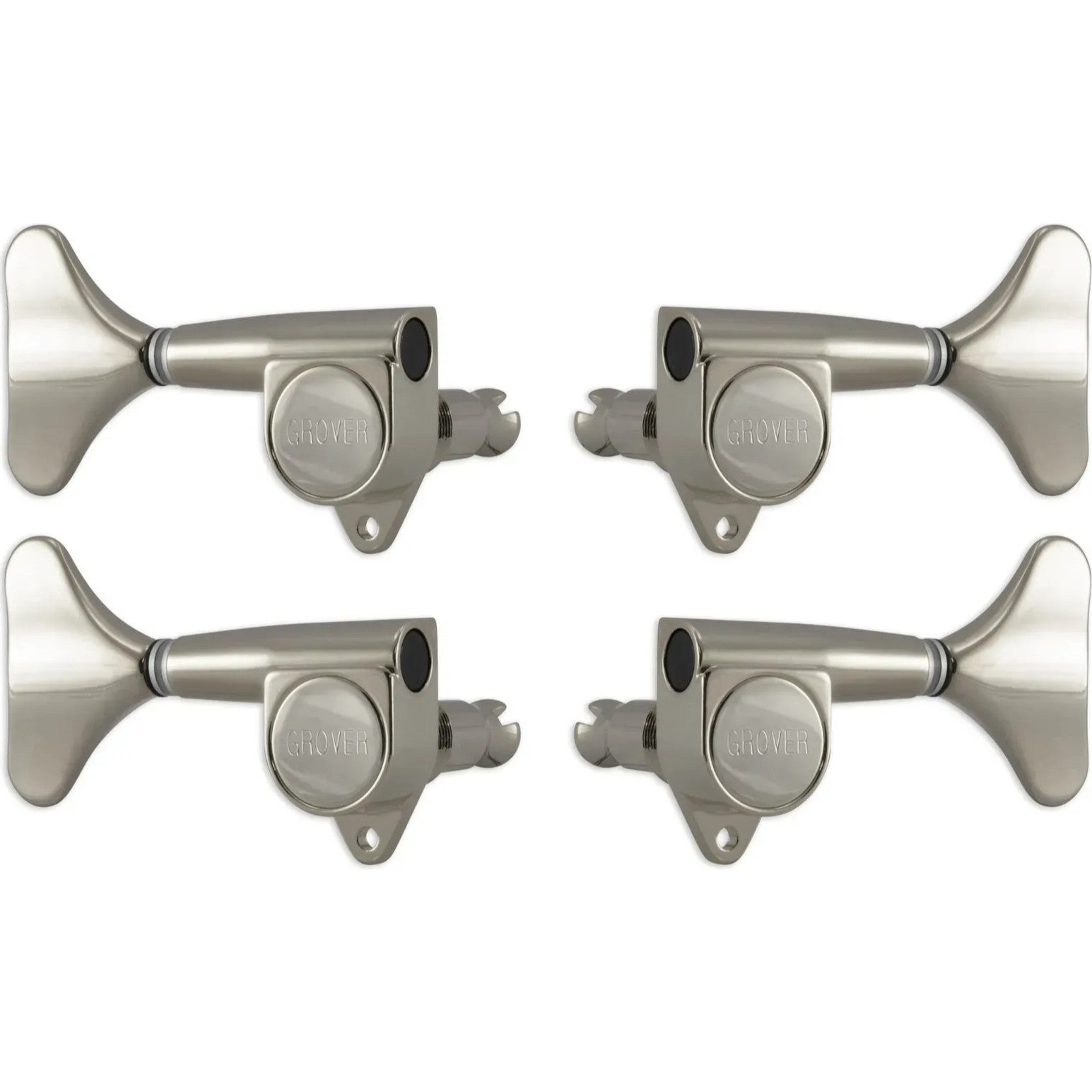 Grover 144N Mini Bass Machine Head, 2+2, Nickel basgitaar stemmechanieken