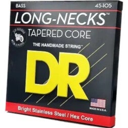 DR Strings TMH6-30 LONG NECKS Tapered RVS Basgitaarsnaren