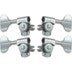 Grover 145C Titan Electric Bass Machine Heads, 2+2,Chrome Stemmechanieken voor basgitaartemmechanieken voor basgitaar