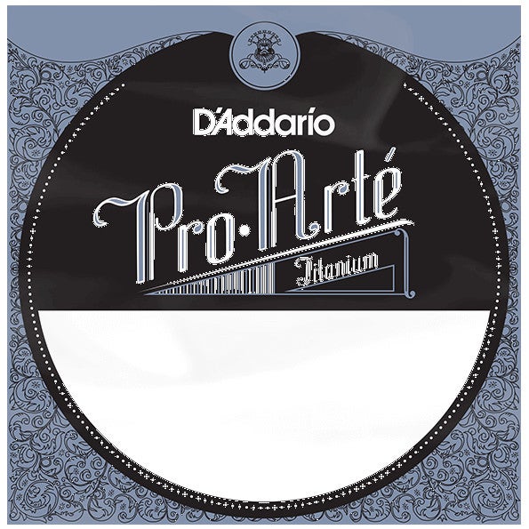 D'Addario T4401 Titanium Treble Classical Guitar Single String Klassieke gitaarsnaar, Extra-Hard Tension, 1st String