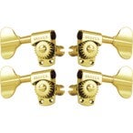 Grover 145G Titan Electric Bass Machine Heads,2+2, Gold basgitaar stemmechanieken