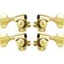 Grover 145G Titan Electric Bass Machine Heads,2+2, Gold basgitaar stemmechanieken