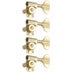 Grover 145G4 Titan Electric Bass Machine Heads, 4-in-Line, Gold Stemmechanieken voor basgitaar