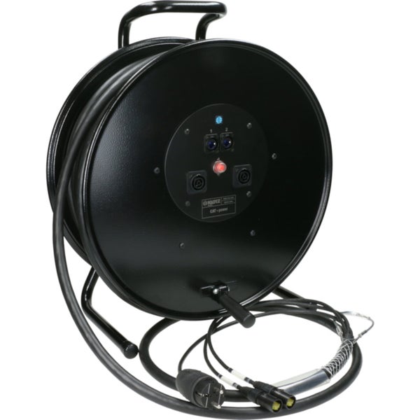 Klotz H3P99NU040 Hybride CAT7 & stroomkabel op haspel 40 meter