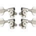 Grover 145N Titan Electric Bass Machine Heads,2+2, Nickel Basgitaar stemmechanieken set