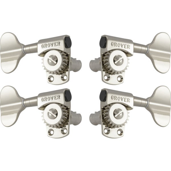 Grover 145N Titan Electric Bass Machine Heads,2+2, Nickel Basgitaar stemmechanieken set