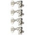 Grover 145NL4 Titan Electric Bass Machine Heads,4-in-Line, Lefthand Basgitaar stemmechanieken, Nickel