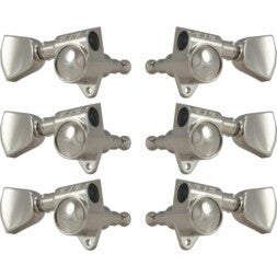 Grover 102-18N K Rotomatics w 18:1 Gear Ratio,Keystone,3+3,Nickel Elektrische gitaar stemmechanieken