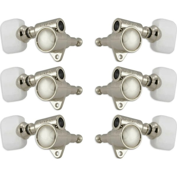 Grover 103N Original 'Milk Bottle' Rotomatics w Pearloid Button Stemmechanieken voor gitaar, 3x3