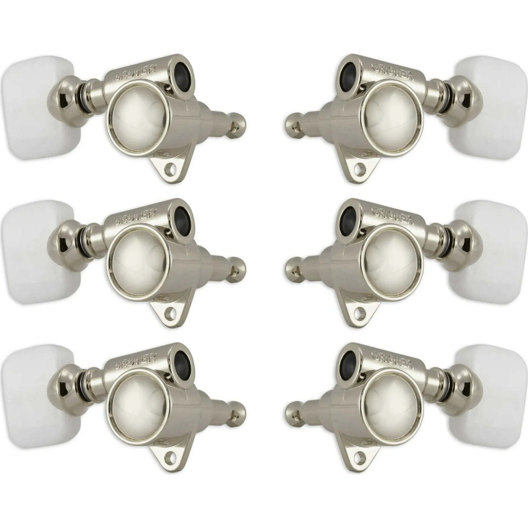 Grover 103N Original 'Milk Bottle' Rotomatics w Pearloid Button Stemmechanieken voor gitaar, 3×3