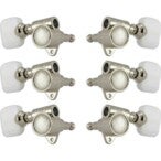 Grover 103N Original 'Milk Bottle' Rotomatics w Pearloid Button Stemmechanieken voor gitaar, 3x3