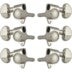 Grover 106N Locking Rotomatics, Round Button,3 + 3,Nickel Locking mechanieken voor gitaar
