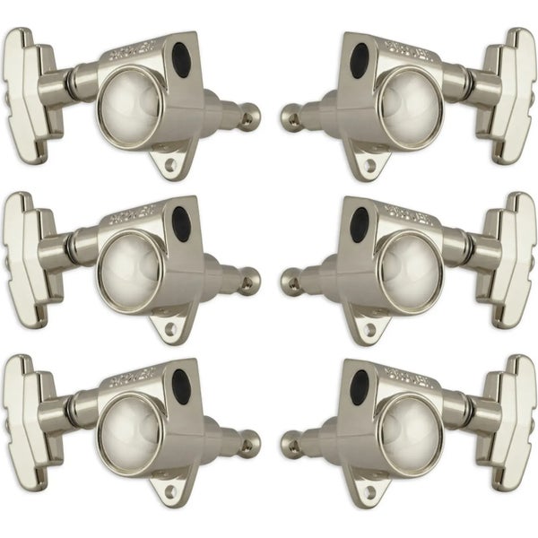 Grover 109-18N Super Rotomatics 18:1 Gear Ratio, 3+3, Nickel Gitaar stemmechanieken