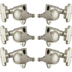 Grover 109-18N Super Rotomatics 18:1 Gear Ratio, 3+3, Nickel Gitaar stemmechanieken