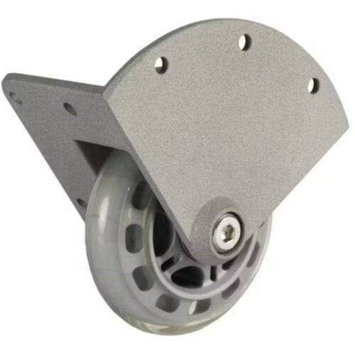 Adam Hall 37450S Recessed corner castor with soft wheel, 75 mm