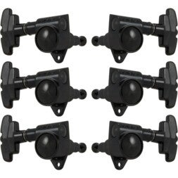 Grover 109BC Super Rotomatics 3-Step Button,3+3, Black Chrome Super Rotomatics stemmechanieken