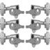 Grover 109C Super Rotomatics 3-Step Button,3+3,Chrome Gitaren stemmechanieken