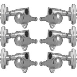 Grover 109C Super Rotomatics 3-Step Button,3+3,Chrome Gitaren stemmechanieken