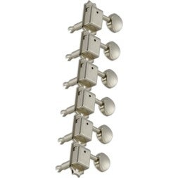 Grover 133C6 Deluxe Guitar Machine Head,6-in-Line,Chrome Gitaren stemmechanieken